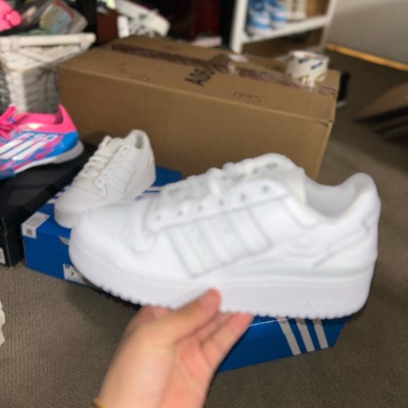 Adidas Forum Bold Stripes W White Sneakers - Picture 8 of 16
